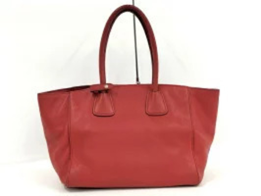 Prada Phoenix Red Vitello Leather Handbag